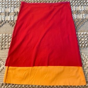 Y2K Esprit A-line knee length skirt